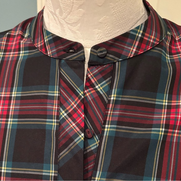 Tuckernuck Tartan Royal Shirt Dress - Picture 4 of 11